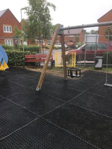 Trinity Homes Hayling Island - Grass Matt Surfacing - Independent Playground Safety Surfacing Installer West Sussex Surrey Hampshire