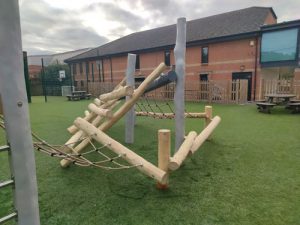 Dulwich Prep School Unit Robinia Timber - Playground Installers Sussex - Independent Playground Safety Surfacing West Sussex Surrey Hampshire