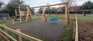 Great Braxted Play Area Robinia Timber - Playground Installers Sussex - Independent Playground Safety Surfacing West Sussex Surrey Hampshire