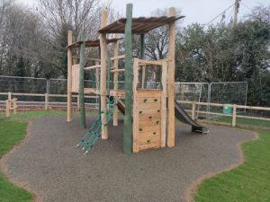 Great Braxted Play Area Robinia Timber - Playground Installers Sussex - Independent Playground Safety Surfacing West Sussex Surrey Hampshire