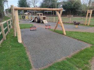 Great Braxted Play Area Robinia Timber - Playground Installers Sussex - Independent Playground Safety Surfacing West Sussex Surrey Hampshire